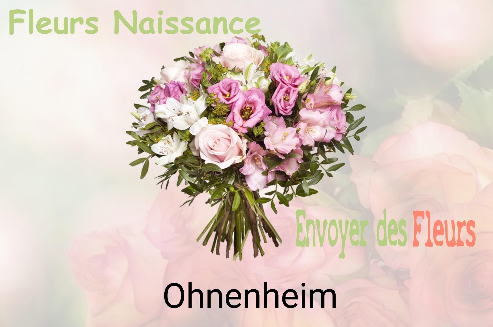 Bouquet de fleurs de naissance livré à Ohnenheim